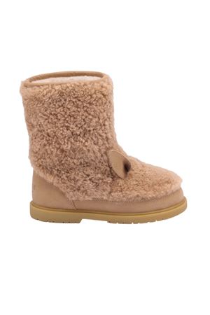 Beige Alpaca Irfi Boots DONSJE KIDS | 2017901CS002